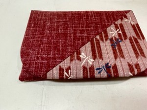 R47-79　鏡付ティッシュケース　トンボ　Tissue case with mirror Dragonfly