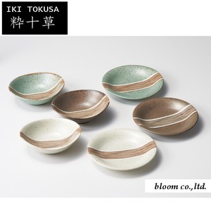 美浓烧 小钵碗 小鸟 碟子套装 日本制造