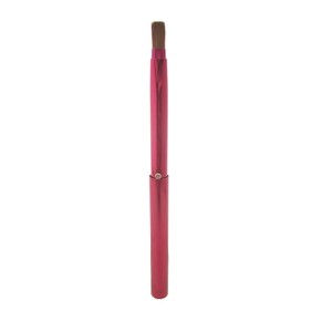 NLシリーズ　NL-10　広島県熊野の化粧筆　オートリップブラシ（平型）　赤　毛質：イタチ 日本製