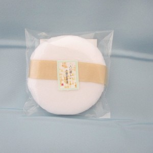 Natural Collection Foundation Sponge Cotton 100% Round shape 5 Made in Japan