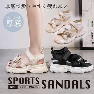 Thick-soled Sport Sandal Magic Tape Thick-soled Sandal Beautiful Legs 2