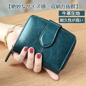 レディース 財布二つ折り財布 柔らかい 本革 多機能 大容量 小銭入れ 小さい財布 BQ2588