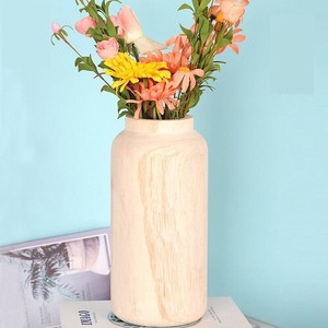 実木花瓶現代シンプルホーム花瓶の置物  WCM023