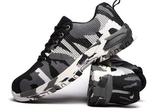 鋼鉄先芯 安全靴 メンズ トレッキング アウトドア 作業靴 釘踏み抜き防止 防滑 通気  BQ1719