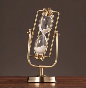 金具の砂時計タイマー 回転アイデア BQ1781