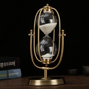 金具の砂時計タイマー 回転アイデア BQ1782
