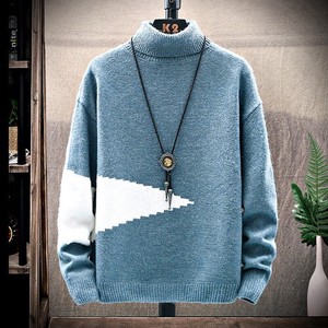 秋冬 毛糸セーター タートルネック 紳士 BQ1296
