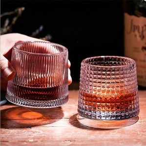 ウイスキーグラス 赤 ガラス ワイングラス  BQ608