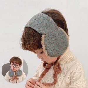 秋冬 防冷 保温 編み織 けい帯 赤ちゃん 帽子 BQ822