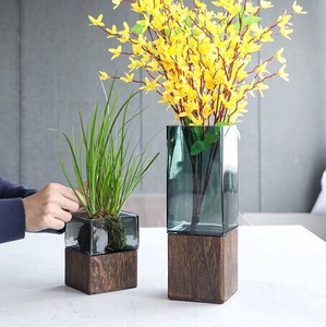 ガラス花瓶　リビングテーブル装飾 BQ248