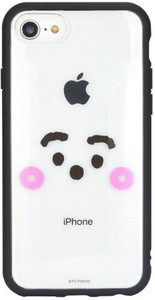 シナぷしゅ IIIIfit Clear  iPhone SE(第3世代/第2世代)/8/7/6s/6 対応ケース フェイス BSP-09A