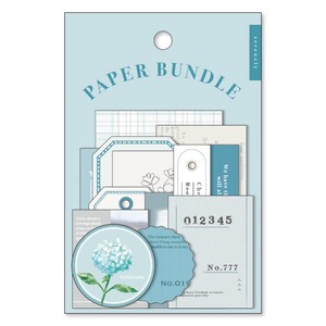 Paper Bundle sticker 81318 mint / Package size: H132 x W91 x D8mm