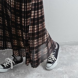 Skirt Pleated skirt Check