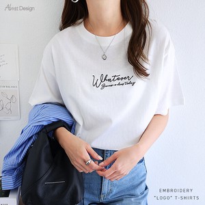 T-shirt Plainstitch T-Shirt Cotton Embroidered