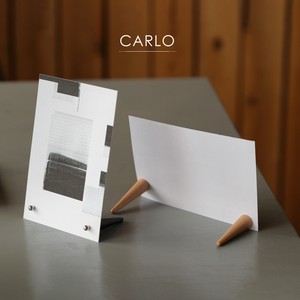 挟んで飾るフォトスタンド 【CARLO】カルロ