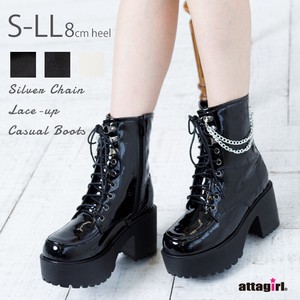 2 Thick-soled Form Lace-up Boots 12 1262