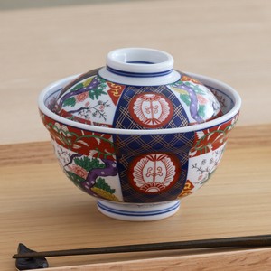 [美濃焼 食器 陶器]錦牡丹 4.5蓋丼 bowl[日本製 美濃焼minoware]