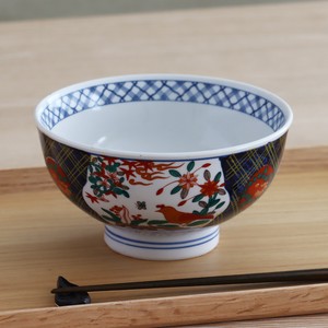 [美濃焼 食器 陶器]錦花鳥 5.5丼 bowl handmade[日本製 美濃焼minoware]