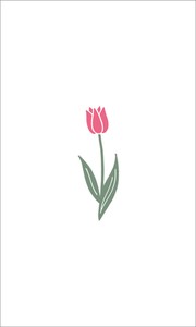 mois et fleurs ぽち袋 tulip