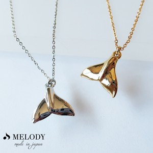 银链（银坠） 项链 宝石 海豚 日本制造