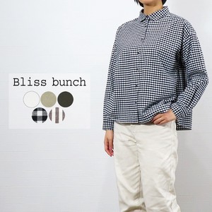 Button-Up Shirt/Blouse Brushed Fabric A-Line