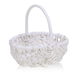 Basket White Basket Koban 18cm