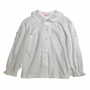 Made in Japan Children's Clothing Lace Long Sleeve Blouse 100 1 40 cm