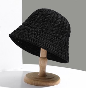 新モデル幅の広い麻模様の平頂盆帽子           62#ZCHA4059#秋冬新作