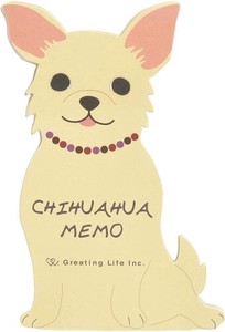 Memo Pad Animal Chihuahua Memo