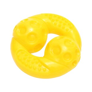 Dog Toy Yellow Rings Toy