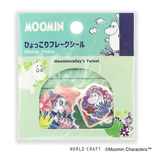 WORLD CRAFT Planner Stickers Character The Forest And The Moomins A Moomin Flake Seal Set