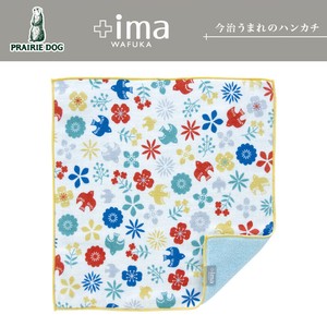 Towel Handkerchief Flowers M Made in Japan
