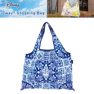 Disney　2way Shopping Bag　ブルータイル