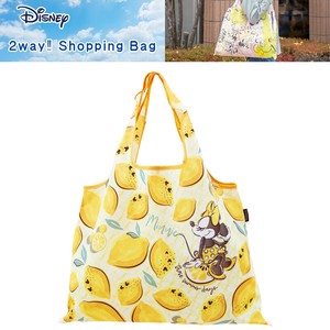 Disney　2way Shopping Bag　レモン／ミニー
