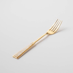 Acrylic Cutlery White Dessert Fork Made in Japan Tsubamesanjo Western Plates