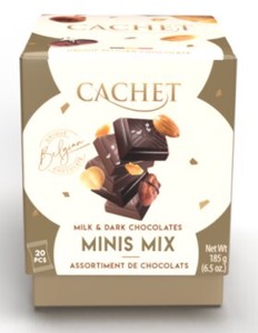 【予約販売】【チョコレート】CACHET MINISミックス(ゴールド)ミルク&ダークチョコ