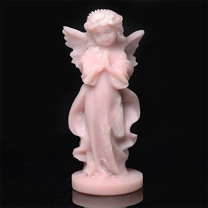 Pink Soap Stone Angel Angel Ornament