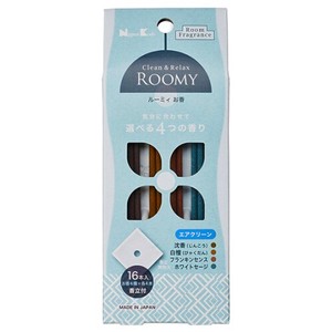 日本香堂 ROOMY Clean&Relax エアクリーン（4本×4種）