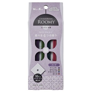 日本香堂 ROOMY Clean&Relax ハーブ（4本×4種）