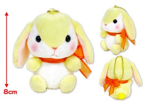 "Poteusa Loppy" Rabbit Soft Toy Yuzu