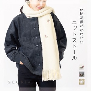 披肩 围巾 披肩 刺绣 女士 花卉图案 女性
