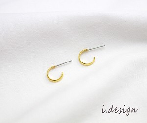Pierced Earrings Titanium Post Design Simple