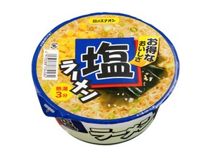 スナオシ 塩ラーメン カップ 79g x 12 【ラーメン】