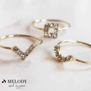 Gold-Based Ring Rings Jewelry Rhinestone