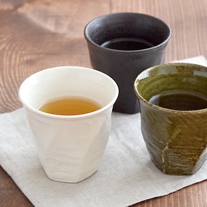湯呑み 削ぎネジ 和食器 陶器製（アウトレット込み）　日本製　2022秋冬新作 定番商品