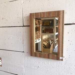 Wood Frame Wall Mirror A4 Stripe