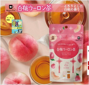 Mug&Pot 白桃ウーロン茶  ティーバッグ 烏龍茶 中国茶 台湾茶 フルーツティー フレーバーティー 白桃 桃