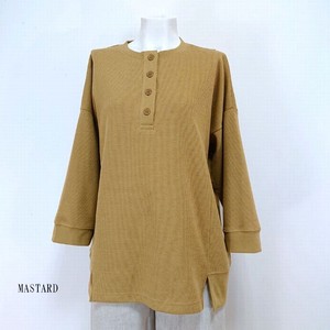 Waffle Material Big Silhouette Pullover