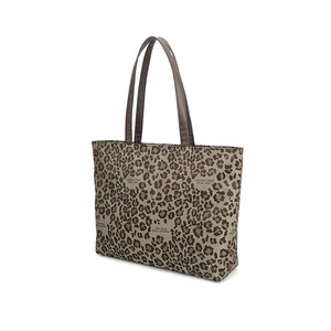 Tote Bag Jacquard Leopard Print