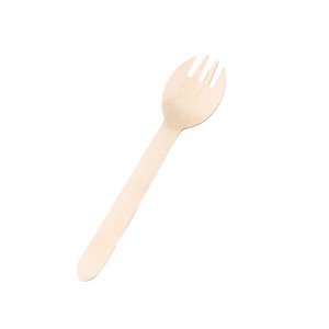 White Birch Eco Cutlery Spoon Fork Fork Spoon Knife 100 Pcs
